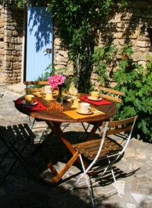 Le Petit-Déjeuner au Mas Pellier Barjac